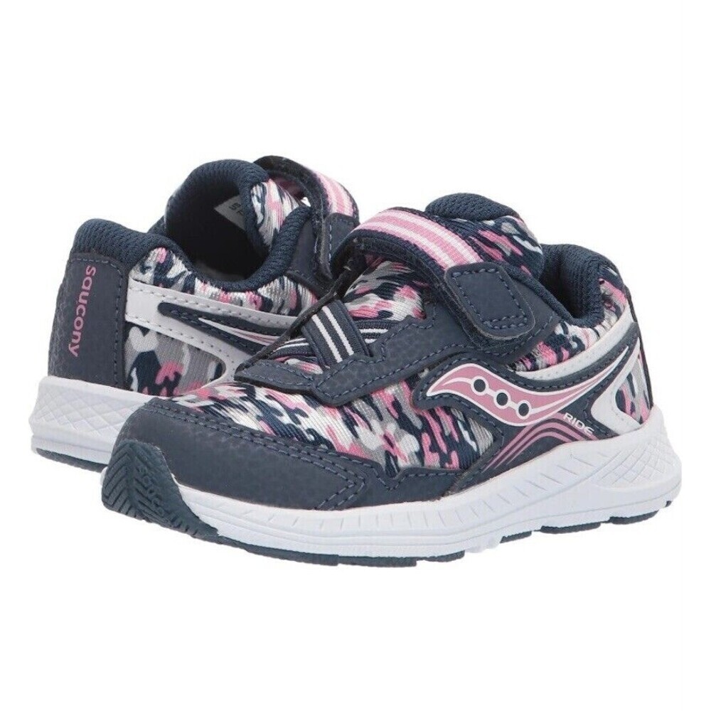 Saucony Kids' Ride 10 Jr Running Shoe Pink Size Toddler 5W New